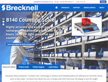 Tablet Screenshot of brecknellscales.co.uk